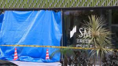 银座三井住友银行大厅内弥漫着一股强烈气味。25人出现头痛及其