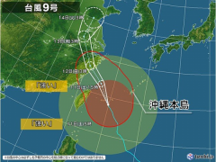 台风9号席卷宫古岛市：2名女游客在海滩游步道突遭疯狗浪卷入大