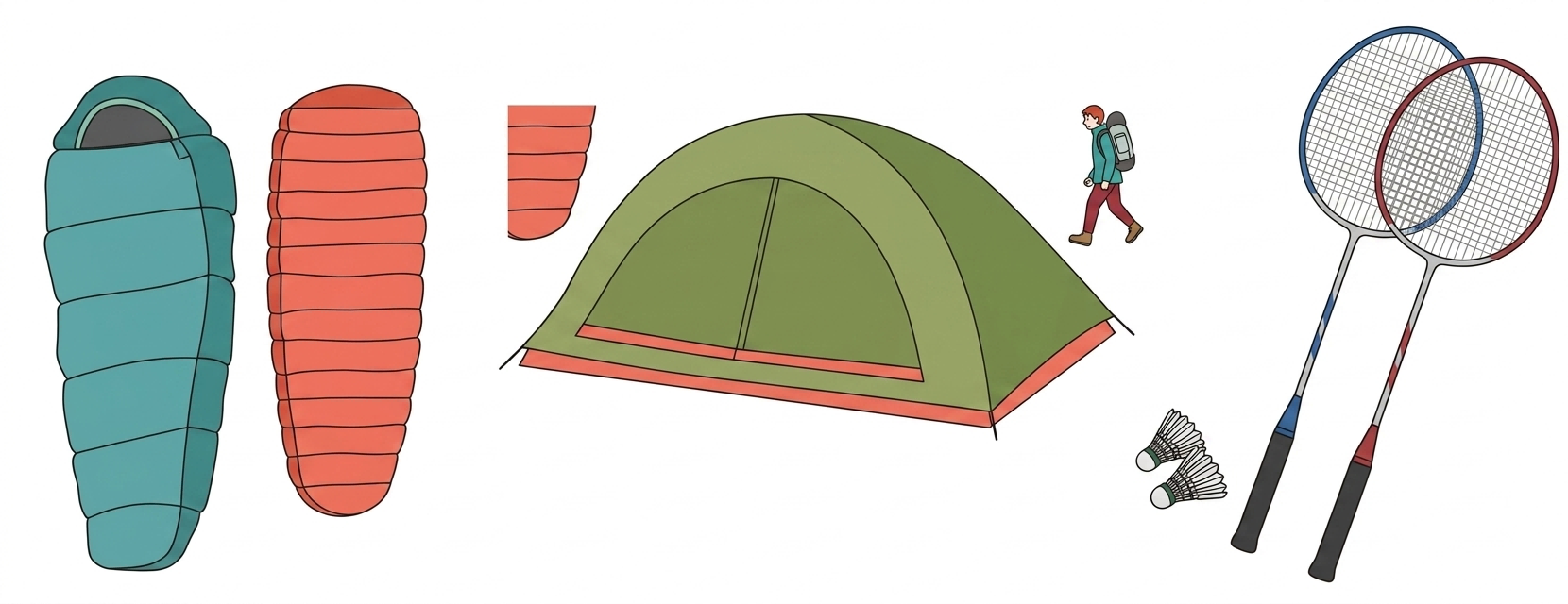 登山用具 露营用品 羽毛球拍专线